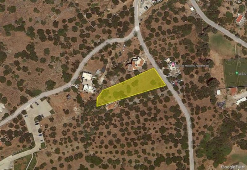 Schisma Eloundas Kreta, Schisma Eloundas: Baugrundstück mit Meerblick in Strandnähe zu verkaufen Grundstück kaufen